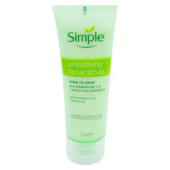 Scrub de curatare fata Simple cu efect de nivelare 75ml - cumpărați, prețuri pentru BONUS - foto 1