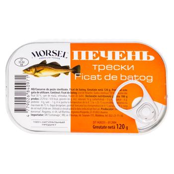Печень трески Morsel Прибалтика 120г - купить, цены на BONUS - фото 2