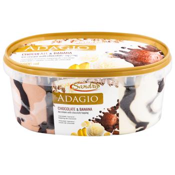 Inghetata Adagio Sandra ciocolata/banana 550g - cumpărați, prețuri pentru BONUS - foto 3
