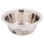 Castron p/u caini Pets 0.75l D16cm H6cm inox