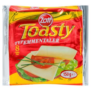 Сырный продукт плавленый Zott Emmentaler 150г - купить, цены на BONUS - фото 1