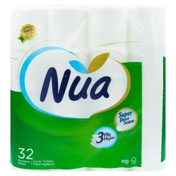 Hirtie igienica NUA 32 rol - купить, цены на BONUS - фото 1