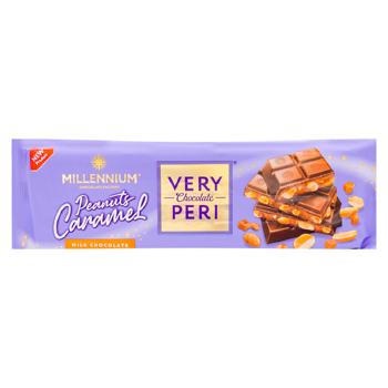 Ciocolata de lapte Millennium Very Peri Peanuts Caramel 285g - cumpărați, prețuri pentru BONUS - foto 1