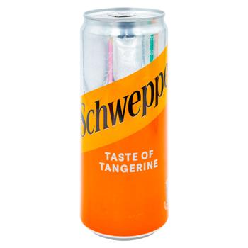 Напиток газированный Schweppes Мандарин 0,33л - купить, цены на BONUS - фото 1