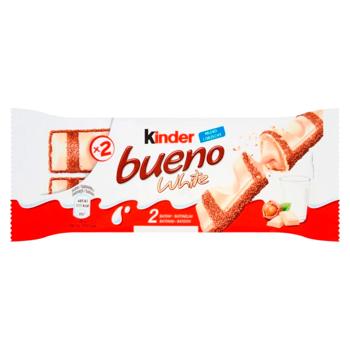 Batonase Kinder Bueno White T2 43g - cumpărați, prețuri pentru BONUS - foto 1
