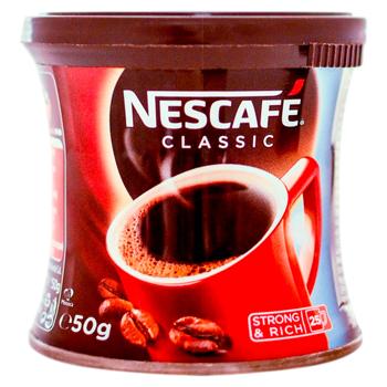 Кофе растворимый NESCAFE® Classic 50г - купить, цены на BONUS - фото 1