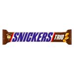 Baton de ciocolata Snickers Trio 112.5g