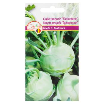 Семена Diolsem Капуста кольраби Деликатесная 1,5г - купить, цены на BONUS - фото 1