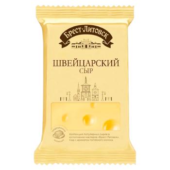 Сыр Брест-Литовск Швейцарский 40% 200г - купить, цены на BONUS - фото 1