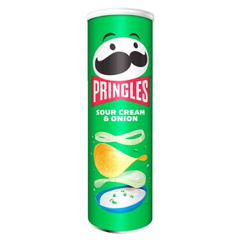 Чипсы Pringles Cметана и лук 165г - купить, цены на BONUS - фото 2