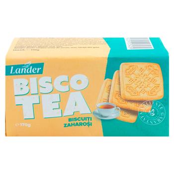 Biscuiti Lander BiscoTea 170g - купить, цены на BONUS - фото 3