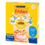 Hrana uscata Friskies cu somon si ton pentru steril pisici 270g
