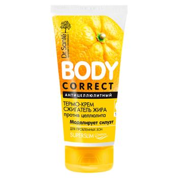 Crema-termo p-ru corp Dr.S. Body Correct 150ml anticelulitic arzator de grasime - купить, цены на BONUS - фото 1