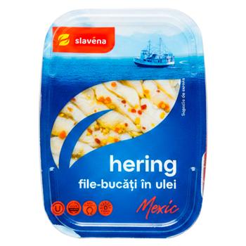 File de hering Slavena Lux Mexica in ulei 350g - cumpărați, prețuri pentru BONUS - foto 1