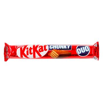 Baton de ciocolata Nestle® KitKat® Duo 64g - cumpărați, prețuri pentru BONUS - foto 1