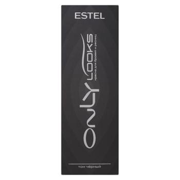 Краска для ресниц и бровей Estel Only Looks 601 черный 80мл - купить, цены на BONUS - фото 1