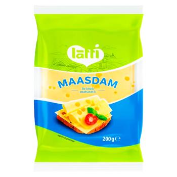 Branza Latti Maasdam maturata 45% 200g - cumpărați, prețuri pentru BONUS - foto 1