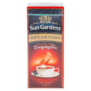 Ceai negru Sun Gardens Everyday Tea Breakfast in plicuri 25buc - cumpărați, prețuri pentru BONUS - foto 2
