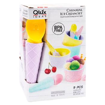 Набор для мороженого Qlux 6118 пластик - купить, цены на BONUS - фото 3