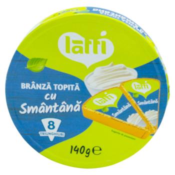 Branza topita Latti cu smantana triunghi 140g - cumpărați, prețuri pentru BONUS - foto 1