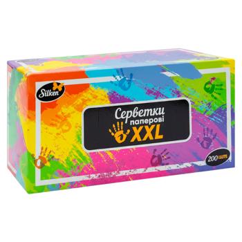 Șervețele cosmetice Silken XXL cu 2 straturi 200buc - cumpărați, prețuri pentru BONUS - foto 6