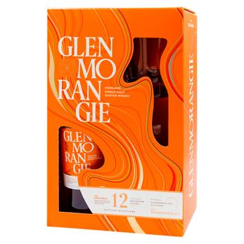 Виски Glenmorangie Original 12лет 40% 0,7л + 2 бокала - купить, цены на BONUS - фото 1
