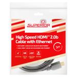 Cablu Superior SUPAVC002 HDMI  4K 1,8m