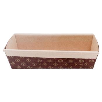 Форма для запекания Dobrik бумажная прямоугольная 22,7*7см - купить, цены на BONUS - фото 3