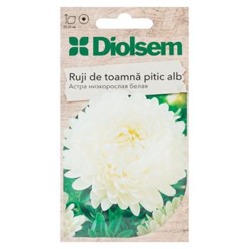 Cемена Diolsem Астра Низкорослая Белая 0.1г - купить, цены на BONUS - фото 1