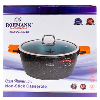 Kастрюля Bohmann мраморное покрытие 3,9л - купить, цены на BONUS - фото 2