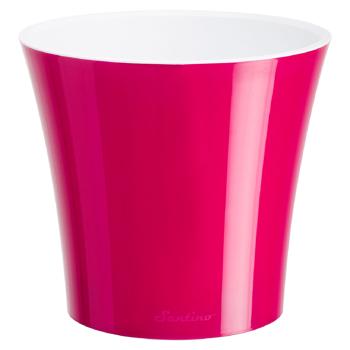 Ghiveci Arte 0,6L liliac/alb - купить, цены на BONUS - фото 1