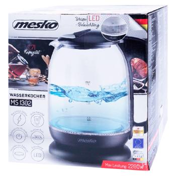 Чайник электрический Mesko MS1302b - купить, цены на BONUS - фото 1