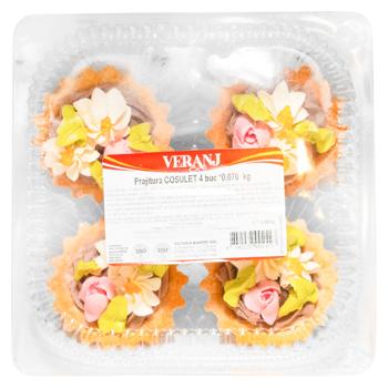 Prajitura Veranj Cosulet 4 buc*70g - купить, цены на BONUS - фото 2
