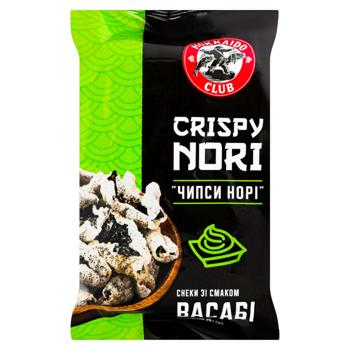 Chips Nori cu aroma de wasabi Hokkaido Club 25g - cumpărați, prețuri pentru BONUS - foto 1