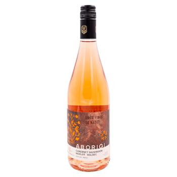 Vin Podgoria Aborigi Cabernet Sauvignon Merlot Malbec rose sec 0.75l - cumpărați, prețuri pentru BONUS - foto 1
