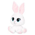 Jucarie moale Iepuras Mila alb h25cm