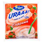 Iaurt de baut Inlac Capsuna 1.5% 500g
