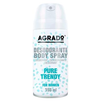Deodorant spray Agrado Pure Trendy 150ml - cumpărați, prețuri pentru BONUS - foto 1