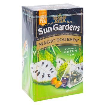 Чай зеленый Sun Gardens Magic Soursop 20шт - купить, цены на BONUS - фото 3