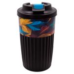 Pahar Phibo ToGo Frunze cu supapă negru 450ml