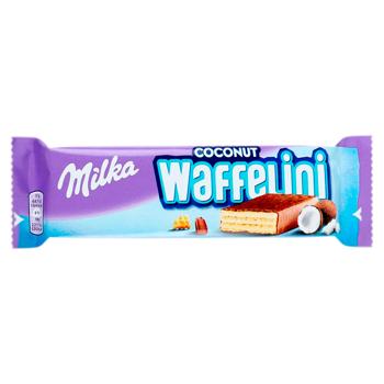 Вафля Milka Wafflelini Кокос 31г - купить, цены на BONUS - фото 1