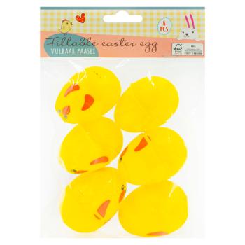 Набор Пасхальных яиц 7см 6шт - купить, цены на BONUS - фото 1