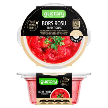 Борщ Gustory красный традиционный 400г - купить, цены на BONUS - фото 1