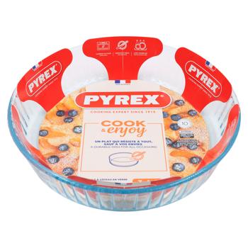 Tava Pyrex riflata 26cm - cumpărați, prețuri pentru BONUS - foto 1