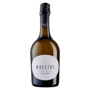 Vin spumant Maestro Cuvee Blanc Brut alb 0.75l - cumpărați, prețuri pentru BONUS - foto 1