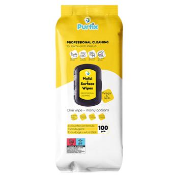 Serv. umede Purfix Universal New p-ru curatare 100buc.  - cumpărați, prețuri pentru BONUS - foto 1