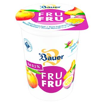 Iaurt Fru Fru Piersică și fructul pasiunii 0.1% 500g - cumpărați, prețuri pentru BONUS - foto 1