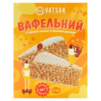 Tort din vafe Vatsak cu lapte cond caramelizat 360g - cumpărați, prețuri pentru BONUS - foto 1