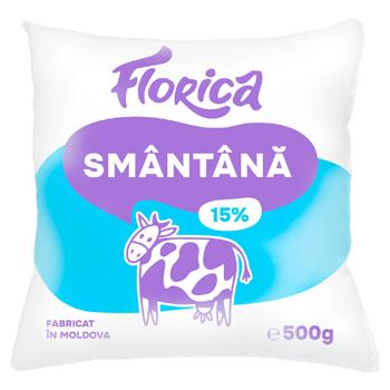 Smantana Florica 15% 500g - cumpărați, prețuri pentru BONUS - foto 1