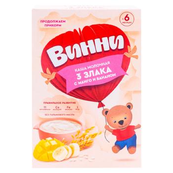 Terci Vinni 3 Сereale mango/banan cu lapte 200g - cumpărați, prețuri pentru BONUS - foto 3